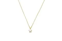 RUGIADA ルジアダ ネックレス K18 ゴールド 1粒 ダイヤモンド 【460