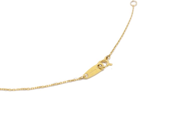 RUGIADA ルジアダ ネックレス K18 ゴールド 1粒 ダイヤモンド 【460