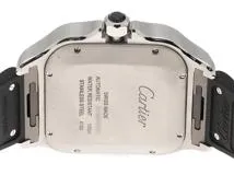 Cartier  カルティエ　2024年ギャランティ　サントス ドゥ カルティエ　100m防水　クロノグラフ XL　自動巻き　WSSA0017　シルバー文字盤　参考定価：1,412,400円　【432】　2143200604857