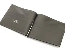 HERMES エルメス ポーカーGM ヴェールグリス シルバー金具 ヴォースイフト 2143200604932 【432】
