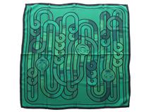 HERMES　エルメス　カレ90 SURTEINT DIP DYE ヴェール シルク【471】IK
