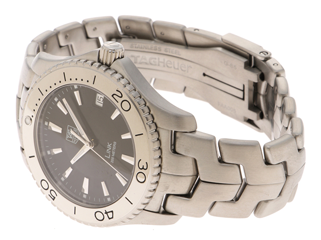 TAG HEUER タグホイヤー 腕時計 リンク WJ1110-0 SS/SS ブラック
