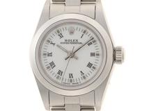 W番 ROLEX ロレックス オイスターパーペチュアル 67180 SS ステンレススチール ホワイトローマン オートマチック 【460】2143200607667