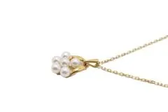 MIKIMOTO ミキモト ネックレス K18 ゴールド パール 真珠 【460】2143200609166