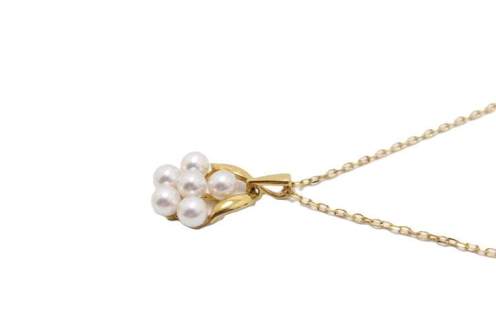 MIKIMOTO ミキモト ネックレス K18 ゴールド パール 真珠 【460】2143200609166