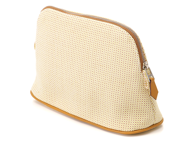 HERMES エルメス ボリードポーチ クレイジーH ミニ シトロン