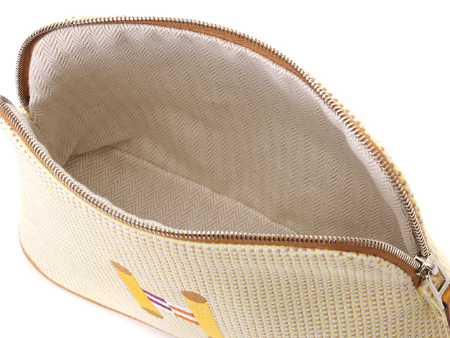 HERMES エルメス ボリードポーチ クレイジーH ミニ シトロン
