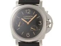 PANERAI パネライ ルミノール1950 パワーリザーブ3デイズ PAM00423 P番 SS ステンレススチール ラバーベルト ブラック文字盤 手巻き 【460】2143200609821