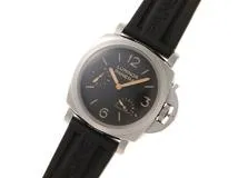 PANERAI パネライ ルミノール1950 パワーリザーブ3デイズ PAM00423 P番 SS ステンレススチール ラバーベルト ブラック文字盤 手巻き 【460】2143200609821