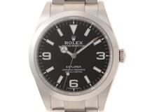 ROLEX　ロレックス　ギャラ有　エクスプローラーⅠ　214270　ステンレス　SS　ブラック　メンズ　自動巻き【432】2143200611114