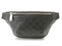 GUCCI　グッチ　グッチシマ　ウエストバッグ　クロスボディバッグ　2WAY　ブラック　カーフ　779896【431】
