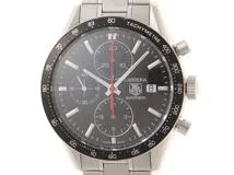 TAG HEUER タグホイヤー　メンズ オートマチック　カレラクロノ キャリバー16 CV2014-2 ブラック文字盤 SS【472】HK