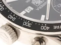 TAG HEUER タグホイヤー　メンズ オートマチック　カレラクロノ キャリバー16 CV2014-2 ブラック文字盤 SS【472】HK