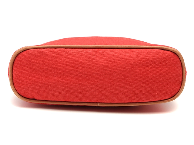 HERMES エルメス ボリードポーチミニ レッド/SV【431】2143200612326