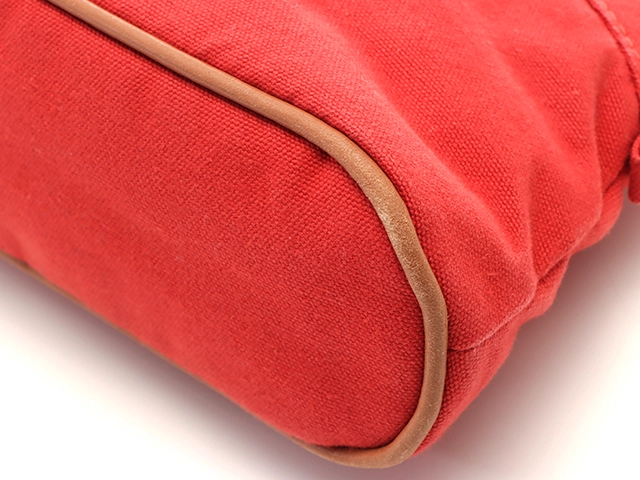 HERMES エルメス ボリードポーチミニ レッド/SV【431】2143200612326