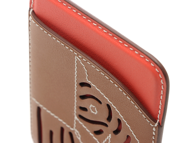 HERMES エルメス カードホルダー/Magsafe iPhone/エマン ゼブラ