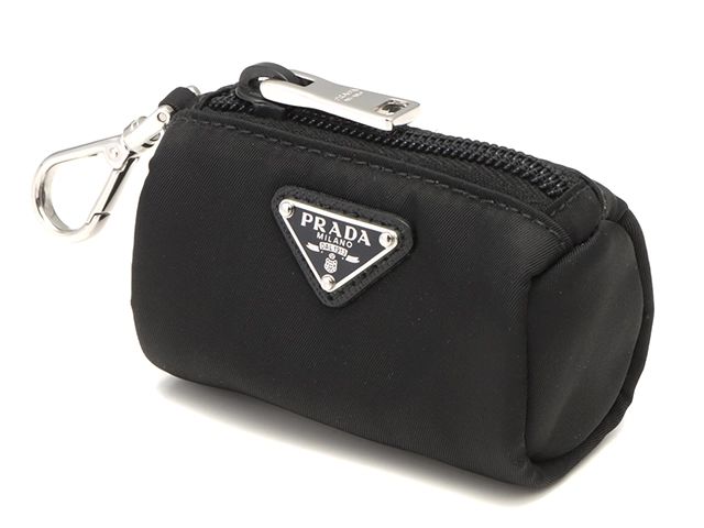 PRADA　プラダ　ReNylonサフィアーノレザーペットバッグ　_2VC030_2DMT_F0002　ブラック　ナイロン　【472】AH