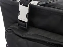 PRADA　プラダ　ReNylonサフィアーノレザーペットバッグ　_2VC030_2DMT_F0002　ブラック　ナイロン　【472】AH