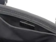 PRADA　プラダ　ReNylonサフィアーノレザーペットバッグ　_2VC030_2DMT_F0002　ブラック　ナイロン　【472】AH