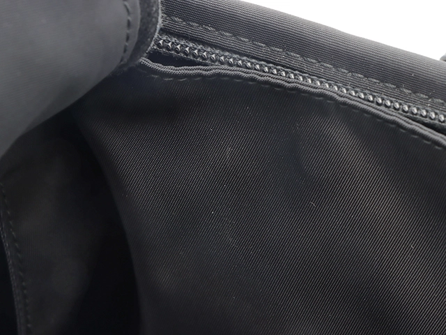 PRADA　プラダ　ReNylonサフィアーノレザーペットバッグ　_2VC030_2DMT_F0002　ブラック　ナイロン　【472】AH