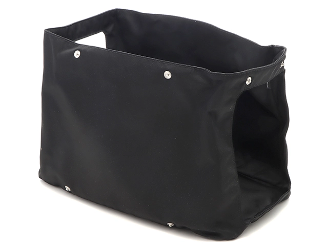 PRADA　プラダ　ReNylonサフィアーノレザーペットバッグ　_2VC030_2DMT_F0002　ブラック　ナイロン　【472】AH