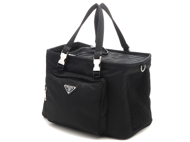 PRADA ブラック ナイロンバッグ Yahoo!オークション - 1円 PRADA プラダ V130 テスートナイロン