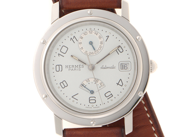 HERMES クリッパー 自動巻き 時計 パワーリザーブ cl5 710 800000120149000-1_4450a6d7-