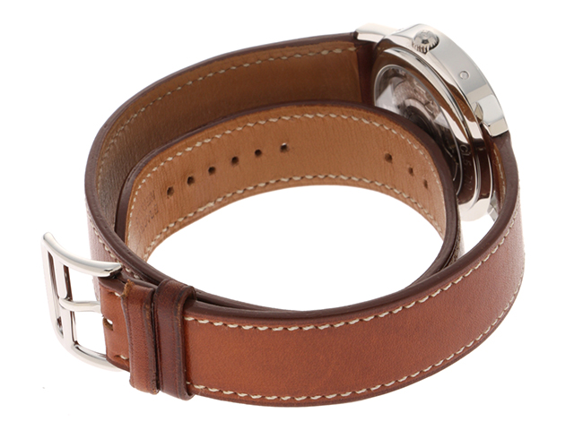 HERMES クリッパー 自動巻き 時計 パワーリザーブ cl5 710 HERMES エルメス CL5.710 クリッパー パワーリザーブ 腕時計