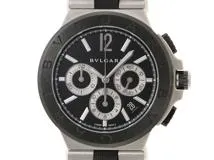 BVLGARI ブルガリ　ディアゴノ クロノ　DG42SC(DG42BSCVDCH）メンズ　自動巻き【471】IK