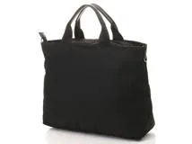PRADA プラダ 2wayバッグ ブラック ナイロン／レザー
