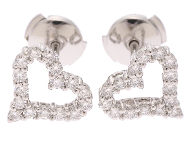 TIFFANY＆CO ティファニー センチメンタルハートピアス/PT/D/4.6