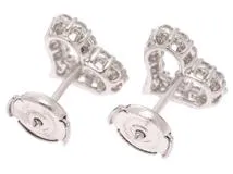 TIFFANY＆CO ティファニー センチメンタルハートピアス/PT/D/4.6