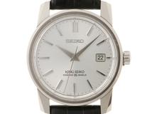 SEIKO セイコー 腕時計 キングセイコー セイコー創業140周年記念限定モデル KSK復刻デザイン SDKA001 6L35-00D ステンレス/レザー シルバー文字盤 自動巻【472】SJ