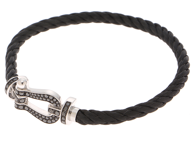 【希少】RETO レト　ブレスレット　ブラック色　Mサイズ TOGA ブレスレット LEATHER BRAID BANGLE レディース : ZOZOTOWN