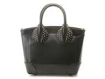 Christian Louboutin　クリスチャンルブタン　スタッズ　エロいーズ　2wayバッグ　ブラック　レザー【431】2143200619165