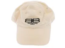 BALENCIAGA ベージュキャップ Lサイズ BALENCIAGA ベージュキャップ BALENCIAGA キャップ(ベージュ)
