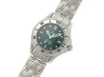OMEGA　オメガ　時計　シーマスター300m ジャックマイヨール1996　2584.41　グリーン文字盤　ステンレススチール　1000本限定　　クォーツ　レディース