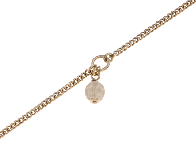 CHANEL シャネル ココマークネックレス GP/フェイクパール【431