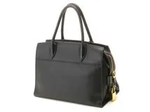 【訳あり】PRADA プラダ レザー バッグ 大容量 ブラック 2ウェイ 訳あり】PRADA プラダ レザー バッグ 大容量 ブラック 2ウェイ