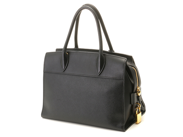 PRADAプラダ 2WAY ソフトレザー トートバッグ ブラック PRADA プラダ エスプラナード 2wayバッグ ブラック
