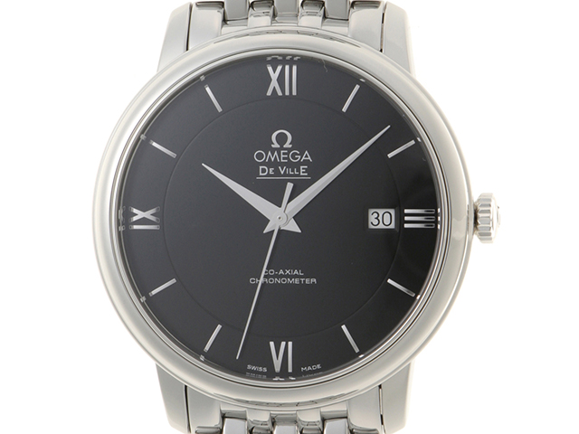 H*2様 デ・ヴィル プレステージ コーアクシャル 自動巻き DE VILLE オメガ デビル プレステージ コーアクシャル 36.8mm
