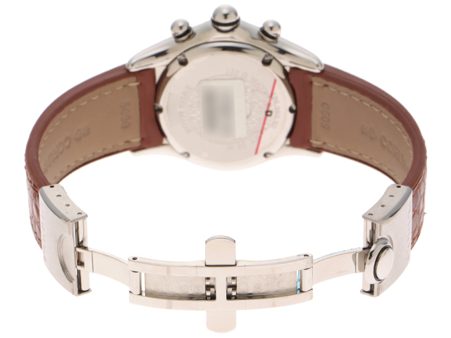 CORUM コルム バブルデイト クロノグラフ 19625020 SS/革 クロコダイル  