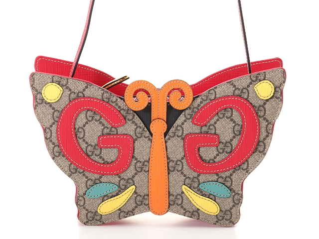 GUCCI グッチ チルドレンズ GGバタフライショルダーバッグ