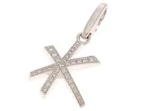 CARTIER カルティエ エトワールシャンゼリゼチャーム K18ホワイトゴールド ダイヤモンド B3008500 約4.6g 2143200623636 【432】