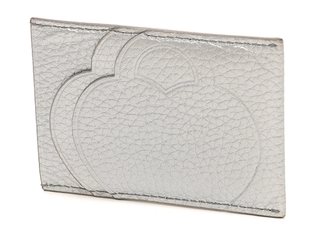 TIFFANY ティファニー RETURN TO TIFFANY カードケース シルバー レザー 2143200623780 【432】