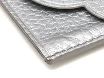 TIFFANY ティファニー RETURN TO TIFFANY カードケース シルバー レザー 2143200623780 【432】