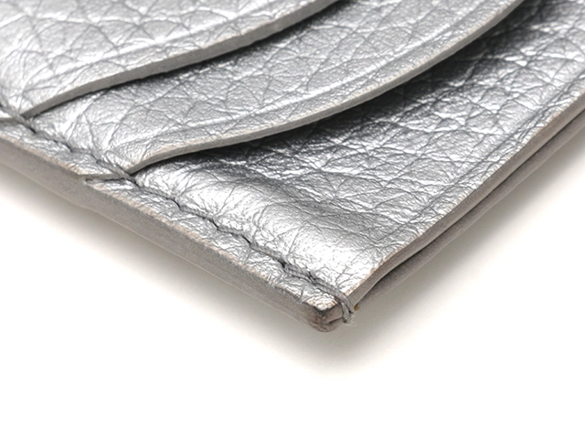 TIFFANY ティファニー RETURN TO TIFFANY カードケース シルバー レザー 2143200623780 【432】