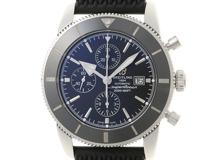 BREITLING ブライトリング スーパーオーシャン ヘリテージ クロノグラフ A1332024/B908 SS ステンレススチール ラバーベルト ブラック文字盤 オートマチック  【460】2143200623810