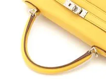 HERMES　エルメス　ケリー25　サン/SV　ヴォースウィフト　W刻印(2024)【430】2143200625098