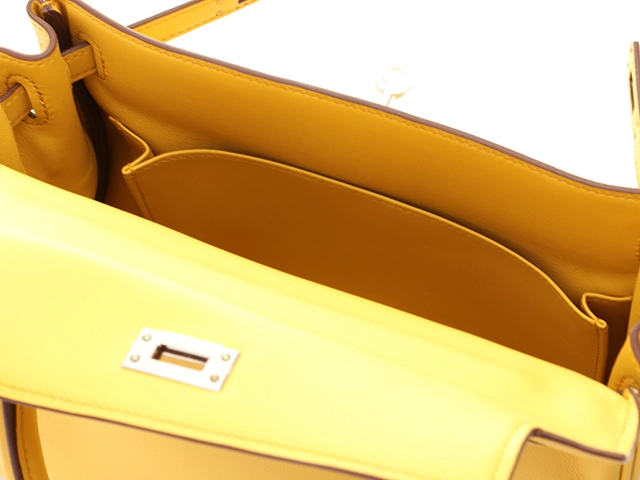 HERMES　エルメス　ケリー25　サン/SV　ヴォースウィフト　W刻印(2024)【430】2143200625098